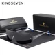 Чоловічі поляризаційні сонцезахисні окуляри KINGSEVEN N7716 Black Gray - зображення 1