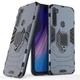 Чехол Iron Ring для Xiaomi Redmi Note 8 противоударный бампер с подставкой кольцом Dark-Blue - изображение 1