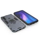 Чехол Iron Ring для Xiaomi Redmi Note 8 противоударный бампер с подставкой кольцом Dark-Blue - изображение 3