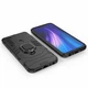 Чехол Iron Ring для Xiaomi Redmi Note 8 противоударный бампер с подставкой кольцом Black - изображение 3