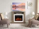 Каминокомплект ArtiFlame For Living с эффектом пламени, обогревом и звуком горения огня Дуб серый - изображение 8