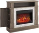 Каминокомплект ArtiFlame For Living с 3D эффектом пламени, обогревом и звуком горения огня Дуб серый - изображение 3