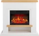 Каминокомплект ArtiFlame Shelford с 3D эффектом пламени, обогревом и звуком горения огня Белый - изображение 1