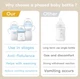 Пляшечка для годування Dr.Isla Baby Bottle 150 мл, 0–3 міс, рожева - изображение 4
