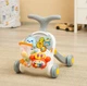 Ходунки-каталка, игровой развивающий столик 2 в 1 Caretero Spark Grey, ходунки для детей, каталка для малышей, развивающая игрушка, складные ходунки, столик для игр, музыкальные ходунки, легкие ходунки - изображение 4