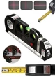 Лазерный строительный уровень с рулеткой и линейкой Good Idea level meter 4в1 Черный (225655) - изображение 2