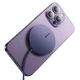 Бездротовий зарядний пристрій Baseus Simple Mini3 Magnetic Wireless Charger 15W Dusty Purple (CCJJ040205) - зображення 4