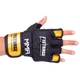Перчатки для смешанных единоборств MMA Flex на липучке размер L FISTRAGE черный-золотой VL-4300 - изображение 5