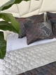 Летнее покрывало Евро 220×240 см с 2 подушками 40×60 см Черный (Д-mur-cap25-003) - изображение 2