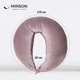 Подушка для беременных и кормления MirSon №8303 Velvet Line 28-0005 Ashen Велюр 30х170х20 см (2200006200284) - изображение 4