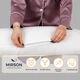 Подушка для беременных и кормления MirSon №8300 Velvet Line 28-0001 White Велюр 30х170х20 см (2200006200253) - изображение 2