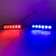 LED фара додаткового світла 18Вт×2, CREE, стробоскоп 14 режимів, пульт ДК, білий/червоний/синій - зображення 1