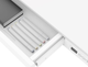 Biurko gamingowe Activejet ET119W-C White - obraz 9