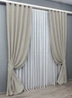 Комплект готових штор VR-Textil Мікровелюр Petek YL № 1803ш Світло-сірий 200х295 см 2 шт (32-118) - зображення 3