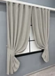 Комплект коротких штор VR-Textil Мікровелюр Petek YL № 1803ш Світло-сірий 130х170 см 2 шт (35-0385) - зображення 2