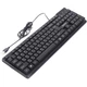 Клавиатура Maxxter KBM-U01-UA USB Black (KBM-U01-UA) - изображение 2