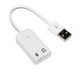 Звуковая карта USB 2.0, 7.1, Dynamode C-Media 108, White, 90 дБ, Box (USB-SOUND7-WHITE) - изображение 1
