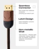 Кабель Zeskit X-Tech Displayport v2.1 [VESA Certified] 16K@60Hz, 8K@60Hz, 4K@240Hz 80Gbps 1м (DP-X100) - изображение 4