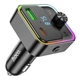 Автомобильный FM модулятор с быстрой зарядкой и Bluetooth Hoco E81 Fantasy PD30W QC3.0 18W Total 30W цвет Черный - изображение 1