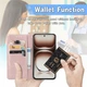 Чехол Vintage для OPPO A3X / CPH2641 книжка кожа PU с визитницей розовый - изображение 6