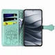 Чохол Embossed Cat and Dog для Xiaomi Redmi Note 14 4G EU Version книжка шкіра PU з візитницею м'ятний - зображення 2
