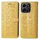 Чохол Embossed Cat and Dog для Infinix GT 20 Pro / X6871 книжка шкіра PU з візитницею жовтий - зображення 4