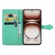 Чехол Vintage для OPPO A3X / CPH2641 книжка кожа PU с визитницей бирюзовый - изображение 4