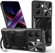 Чехол Magnetic Shield для Motorola Moto G06 / Moto G06 Power бампер противоударный с подставкой кольцом Black - изображение 1