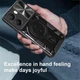 Чехол Magnetic Shield для Motorola Moto G06 / Moto G06 Power бампер противоударный с подставкой кольцом Black - изображение 5