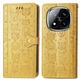 Чохол Embossed Cat and Dog для Xiaomi Redmi Note 14 Pro 4G книжка шкіра PU з візитницею жовтий - зображення 4