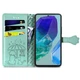 Чохол Embossed Cat and Dog для Samsung Galaxy A17 / A175 книжка шкіра PU з візитницею м'ятний - зображення 2
