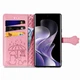Чохол Embossed Cat and Dog для Xiaomi Redmi Note 14 Pro 4G книжка шкіра PU з візитницею рожевий - зображення 2
