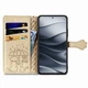 Чохол Embossed Cat and Dog для Xiaomi Redmi Note 14 4G EU Version книга шкіра PU з візитницею золотистий - зображення 2