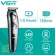 Триммер VGR V-055 с регулятором высоты, 4 насадки - изображение 8