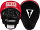 Лапы боксерские TITLE Classic Charge Punch Mitts Black/Red (CCHPM) - изображение 1