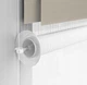 Ролета День Ночь TyulPan 72.5x170 см Бежевый с нижним фиксатором - изображение 2