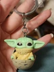Брелок для ключей Star Wars - фигурка Малыш Йода / Грогу / Baby Yoda Funko Pocket Pop Keychain Фигурка Зеленый - изображение 6