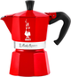 Kawiarka Bialetti Moka Express Nutcracker czerwona na 3 filiżanki (8006363074360) - obraz 1
