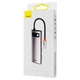 USB Type-C Хаб Baseus Metal Gleam Series 7-in-1 (2*USB3.0, 4KHD, Type-C 3.1, Type-C PD, TF, SD) gray - изображение 2