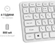 Клавіатура OfficePro SK790W Wireless/Bluetooth White (SK790W) - зображення 5
