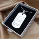 Серебряный жетон подвес 50х28мм с гравировкой "You will forewer be my always" Серебро 925 пробы (70901) - изображение 2
