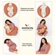 Подушка для беременных и кормления Mirson №10187&nbsp;Satin&nbsp;0165&nbsp;Estella EcoSilk 30х170 см (2200007216222) - изображение 5