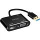 USB 3.0 хаб для ноутбука на 3 порта Digital Lion MH12 Разветвитель для передачи видео с HDMI+VGA - изображение 1