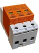 Устройство защиты от импульсных перенапряжений 1200V DC УЗИП TOMZN TZG40-PV 3p, 20KA~40KA громозащита разрядник УЗИП для солнечных панелей PV PhotoVoltaics SPD пзип. Крепление DIN рейка. применение для постоянного тока - изображение 6