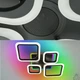 Смарт люстра с колонкой управляемая светодиодная OVAL RGB MUSIC 5S 85 Вт 725x460x80 мм Черная ESLLSE - изображение 3