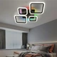 Смарт люстра с колонкой управляемая светодиодная OVAL RGB MUSIC 5S 85 Вт 725x460x80 мм Черная ESLLSE - изображение 8