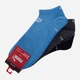 Набор женских носков коротких хлопковых Puma Elements Unisex Plain Sneaker 3P 94710905 35-38 3 пары Blue/Grey/Black (8720245958172) - изображение 8