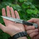 Ніж складаний Ganzo G707, сталь 440С, рукоятка метал + дерево - зображення 2