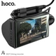 Автомобильный видеорегистратор Hoco Di07 Dual Cameras Driving Recorder | 2 камеры, HD видео, угол обзора 120°, microSD до 32 ГБ, экран 3", аккумулятор 180 мАч, циклическая запись, встроенный динамик, G-сенсор, мониторинг парковки, ночное видение| Черный - изображение 2