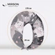 Подушка для вагітних та годування MirSon №5025 Color Line 17-0635 Кіт Батон Сіра 30х170 см (2200010969863) - зображення 4